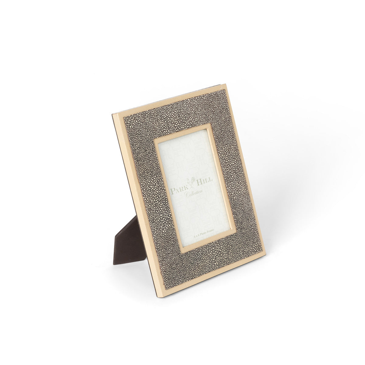 Shagreen Pattern Leather Photo Frame - Small