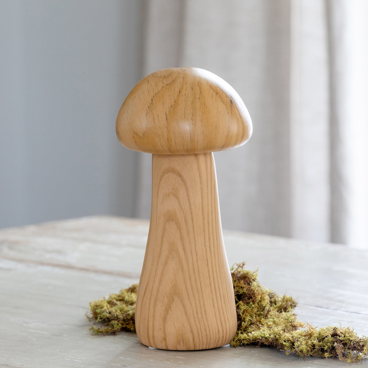 Faux Bois Garden Mushroom - 9.5"
