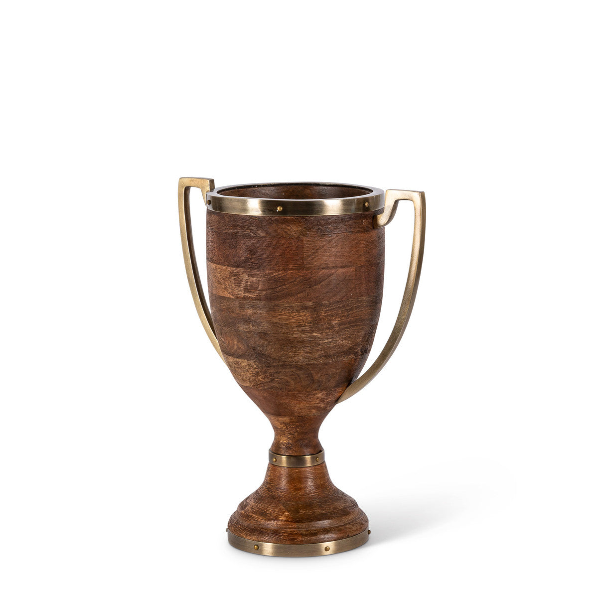 Wood and Metal Trophy Urn