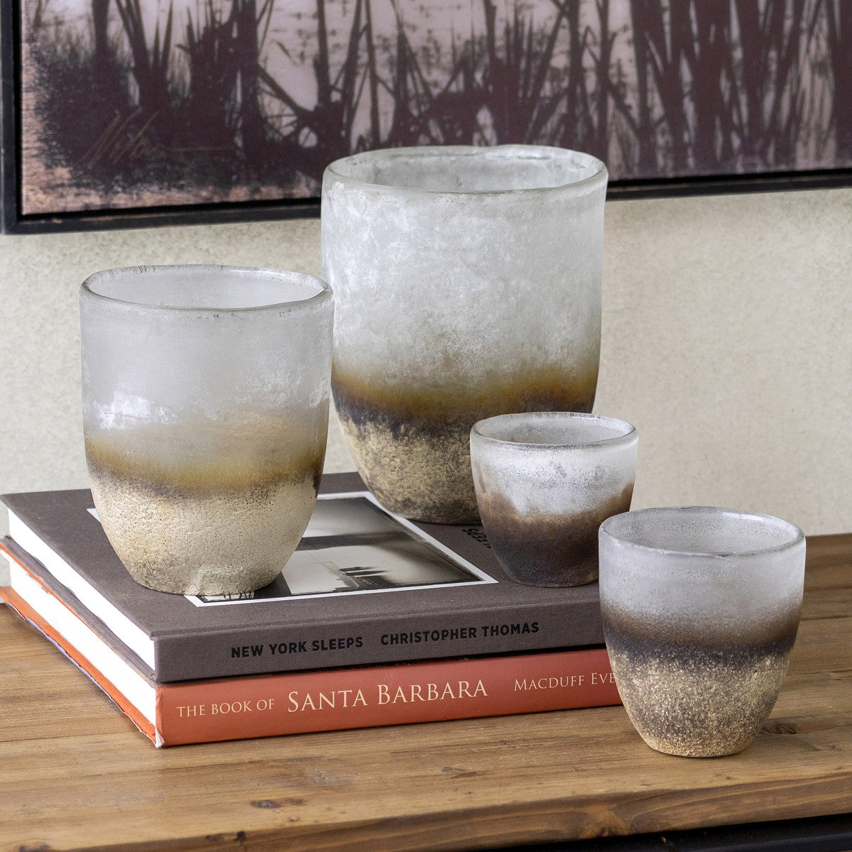 Fairbanks Organic Glass Vase - Small