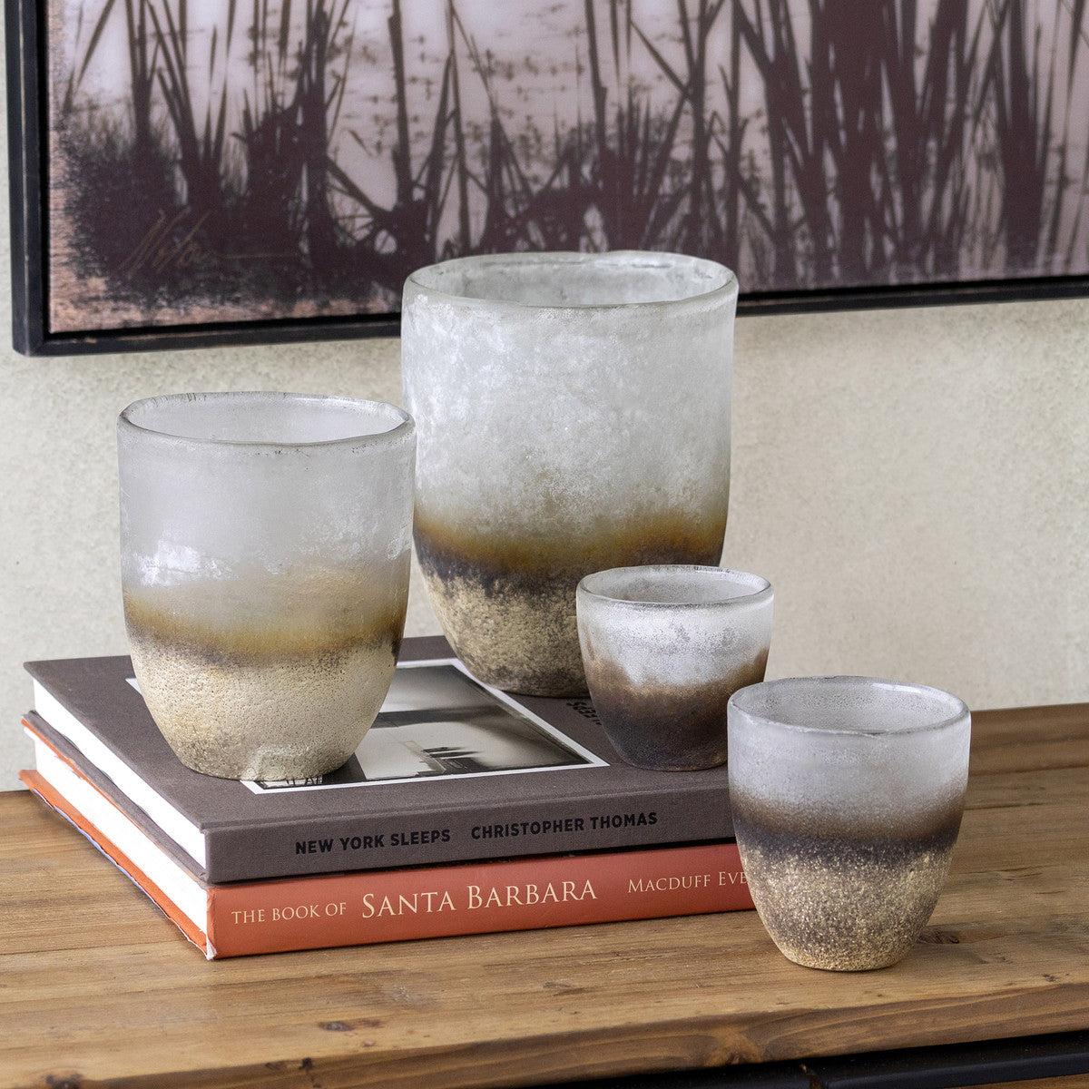 Fairbanks Organic Glass Vase - Large