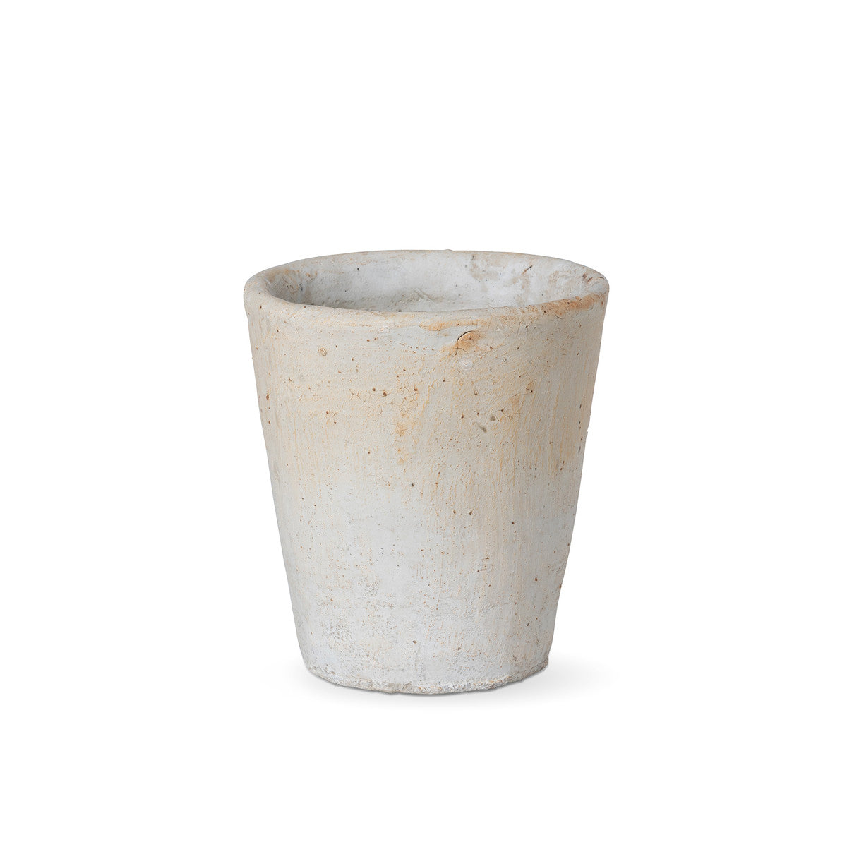 Distressed Concrete Pot - Small