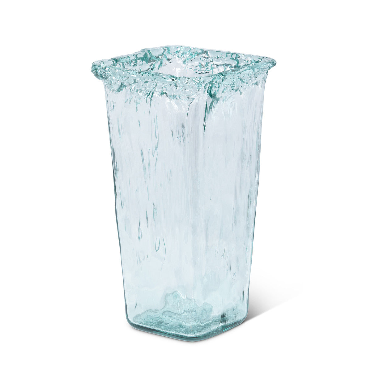 Oceana Organic Glass Square Vase - Large