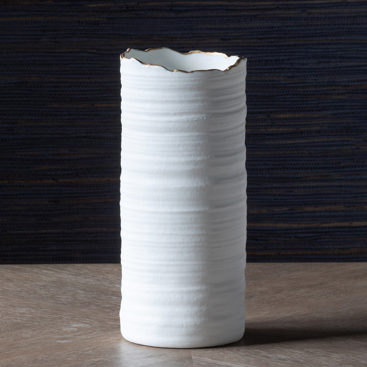 Gilded Organic Edge Vase