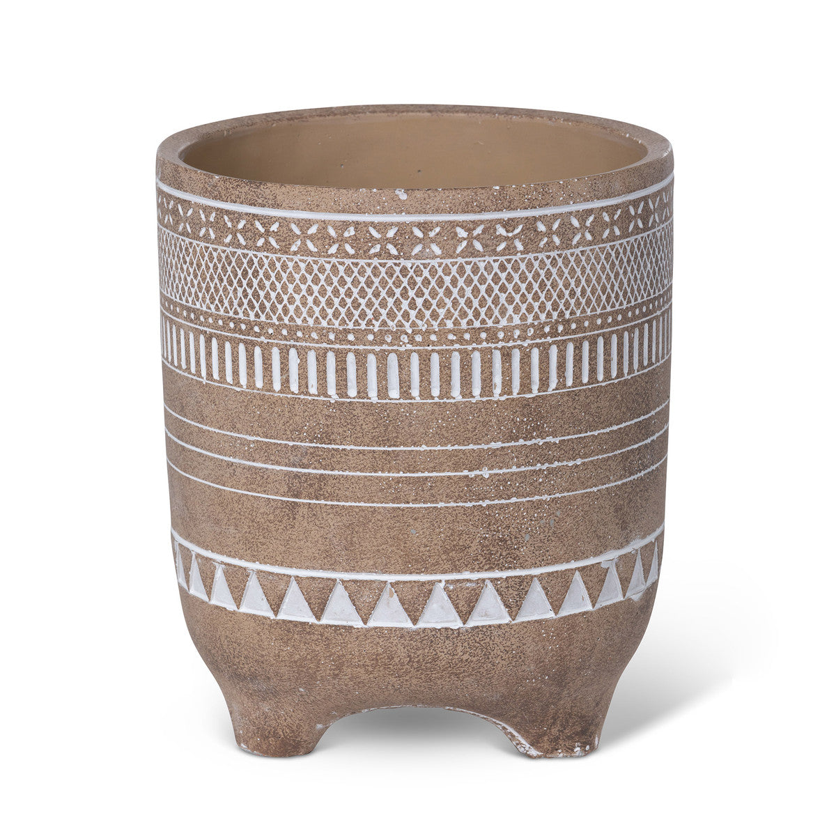 Yerma Footed Cement Pot - 8.5"