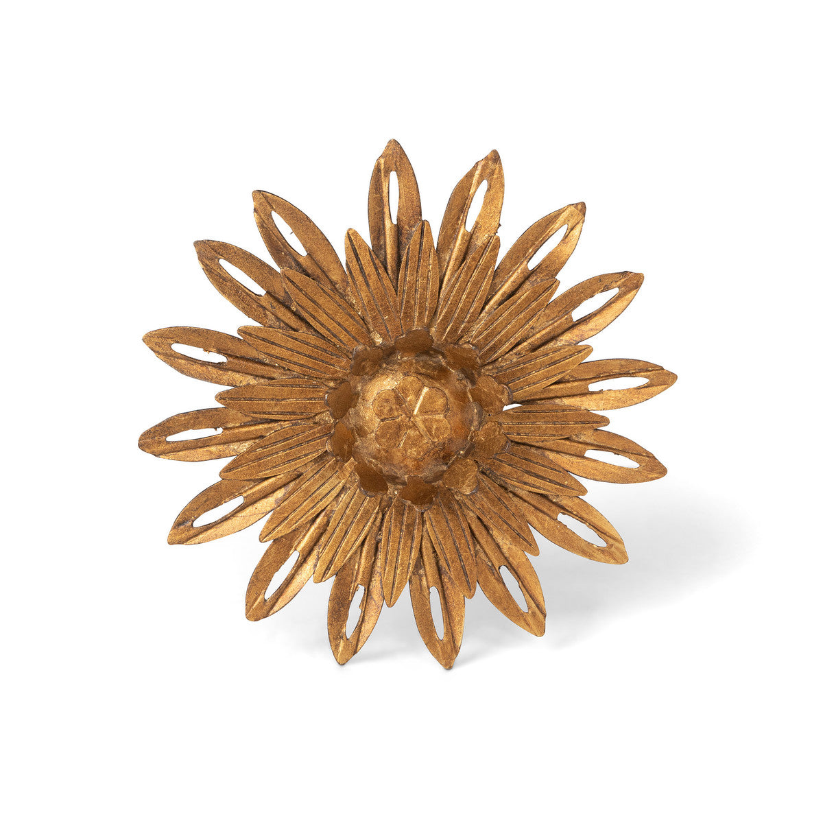 Aged Copper Wall Sunflower
